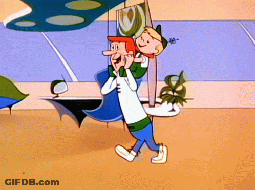 Man Carrying Child On Back GIF
