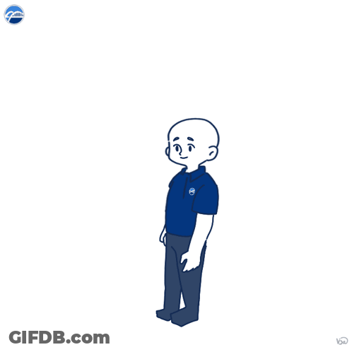 Man Carrying Rock Saying Negative Thoughts Are Like Stones GIF