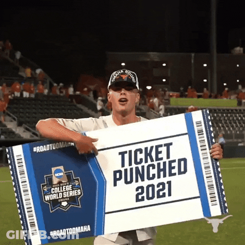 Man Celebrating Victory And Hook Em GIF