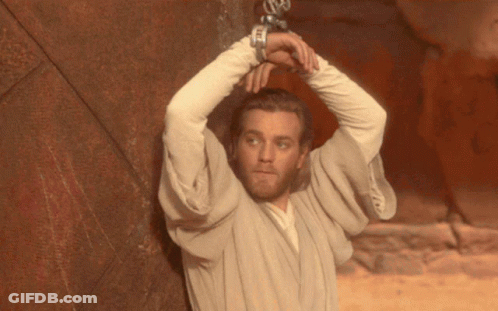 Man Chained To Wall Saying Good Job GIF