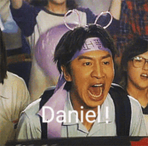 Man Cheering Damn Daniel GIF