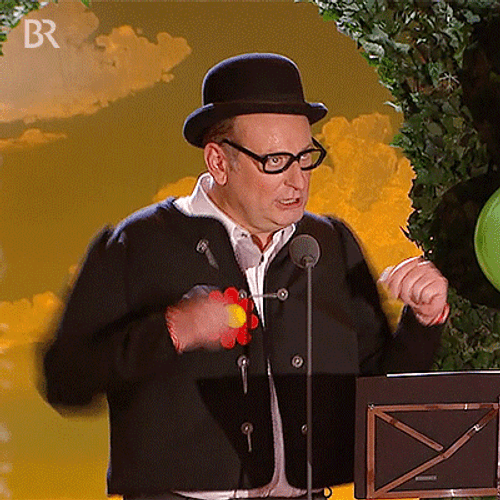 Man Chicken Dance On Stage GIF