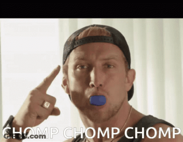 Man Chomp Jaw GIF