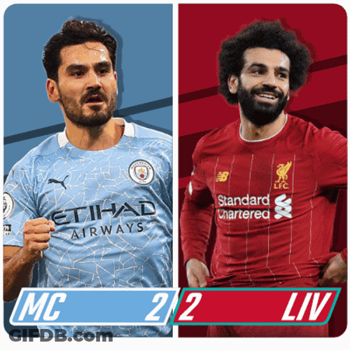 Man City And Liverpool Tie GIF