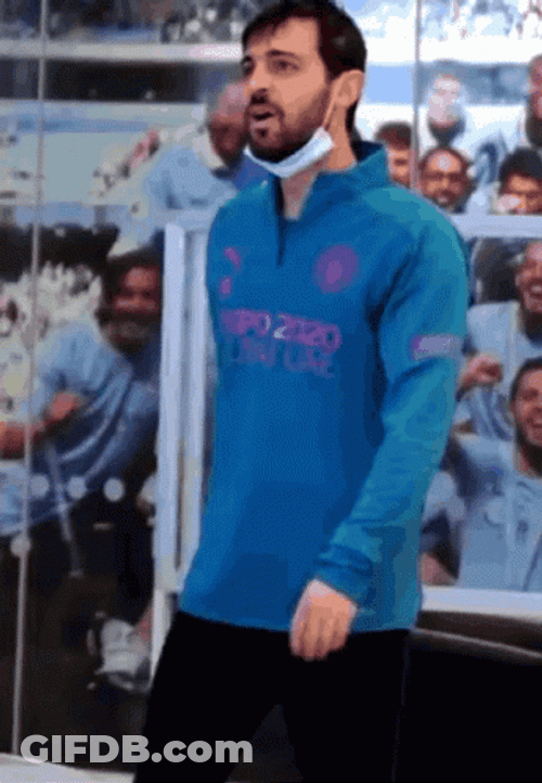 Man City Bernardo Silva Dancing GIF