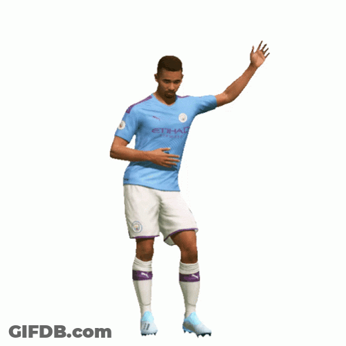 Man City Player Dancing Around GIF