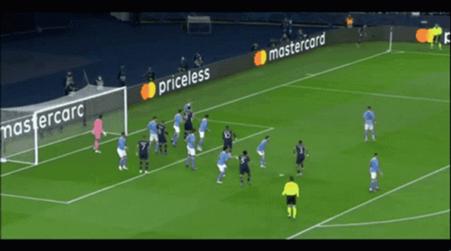 Man City Players In Field GIF