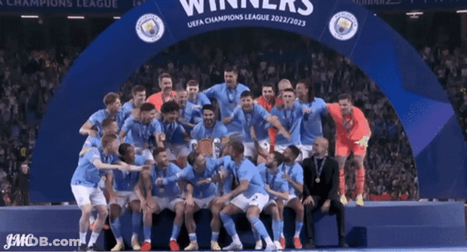 Man City Victorious Moment GIF