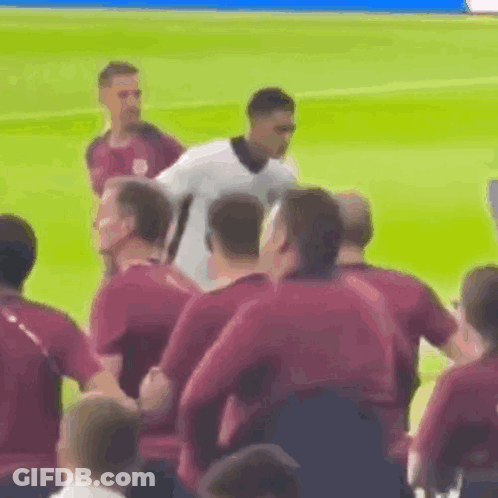 Man Climbing Ladder To Average Liverpool TGA Member GIF
