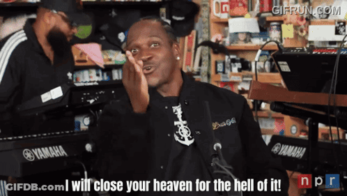 Man Close Heaven For Hell It Yamaha Keyboard GIF