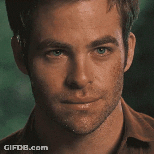 Man Close Up Green Background David Worken GIF
