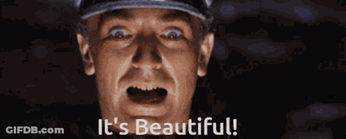 Man Close Up Saying It's Beautiful GIF