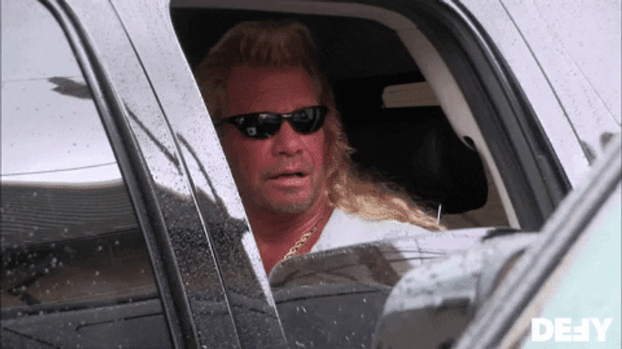 Man Closing Car Window Bye Bye GIF