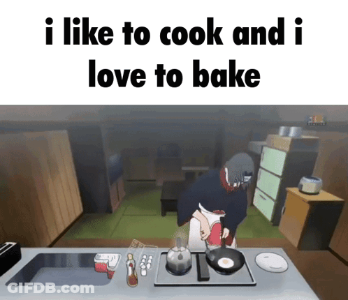 Man Cooking On Stove I Like To Cook And Bake GIF