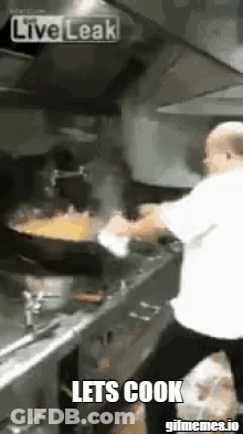 Man Cooking With Lets Cook GIF