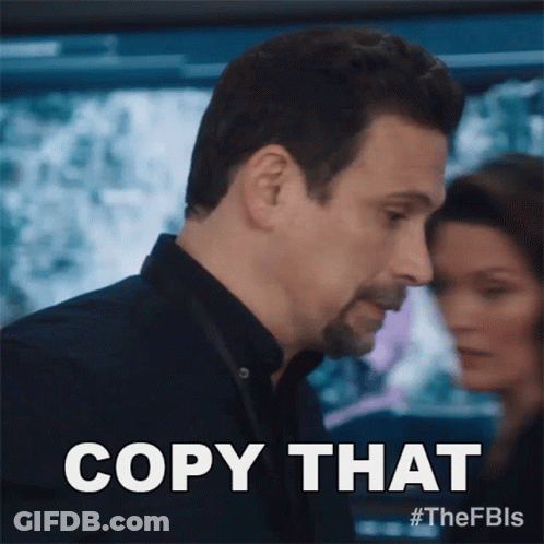 Man Copying Sign With Woman GIF