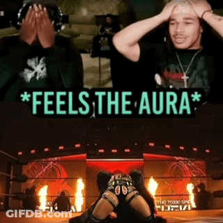 Man Covering Face And Eyes Feels The Aura GIF
