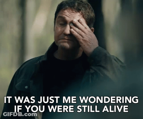 Man Covering Face It Was Just Me Wondering GIF
