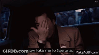 Man Covering Face Now Take Me To Speranza GIF