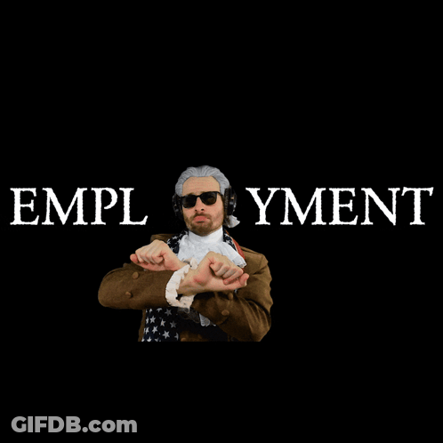 Man Covering Face Saying Employment GIF
