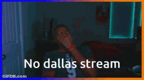 Man Covering Face Saying No Dallas Stream GIF