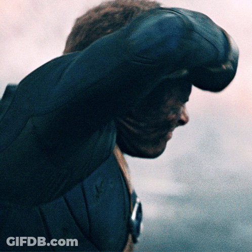 Man Covering Face With Arm GIF