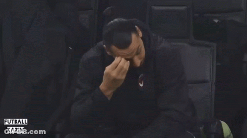 Man Covering Face With Hand Futball Karim GIF