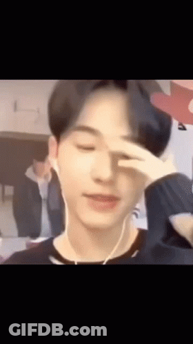 Man Covering Face With Hand GIF