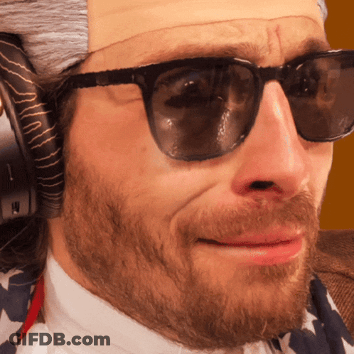 Man Covering Face With Hands GIF