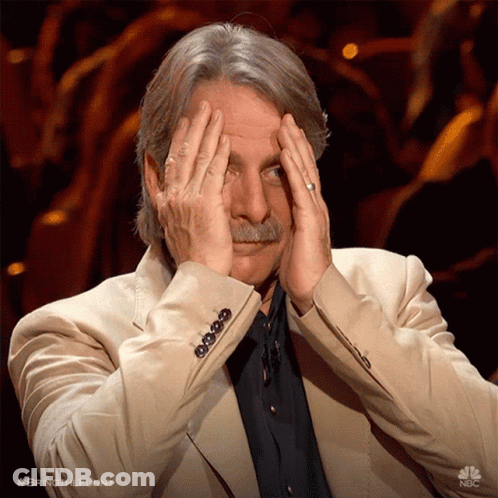 Man Covering Face With Hands #Bringthefunny GIF