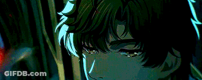 Man Covering Face With Hands In Front Of Fence GIF