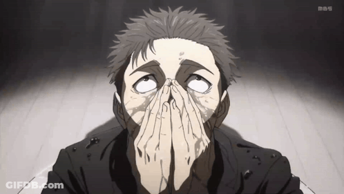 Man Covering Face With Hands MBS GIF