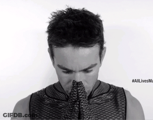 Man Covering Face With Hands GIF