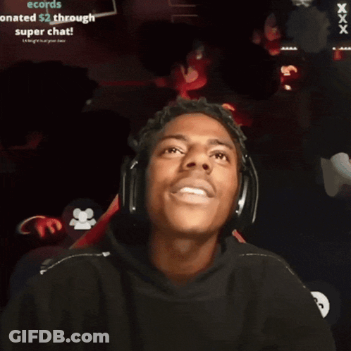 Man Covering Face With Headphones Records Donated $2 GIF