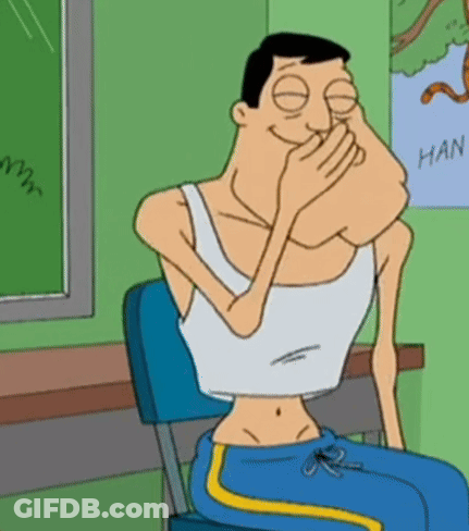 Man Covering Mouth In Front Of Han Poster GIF