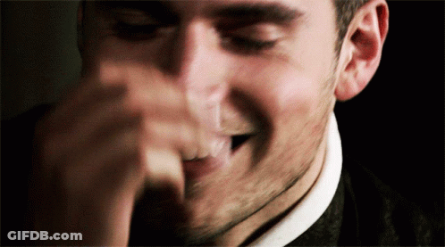 Man Covering Mouth GIF