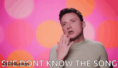 Man Covering Mouth She Don't Know Song GIF
