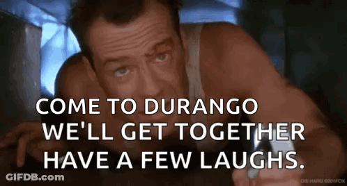 Man Crawling Through Tunnel Come To Durango We'll Get Together GIF