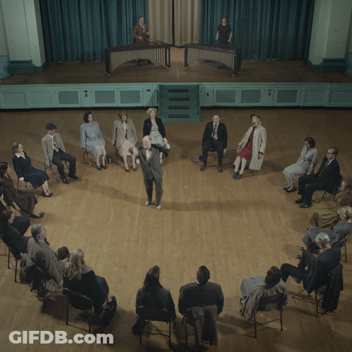 Man Crazy Dancing In The Middle Of People GIF
