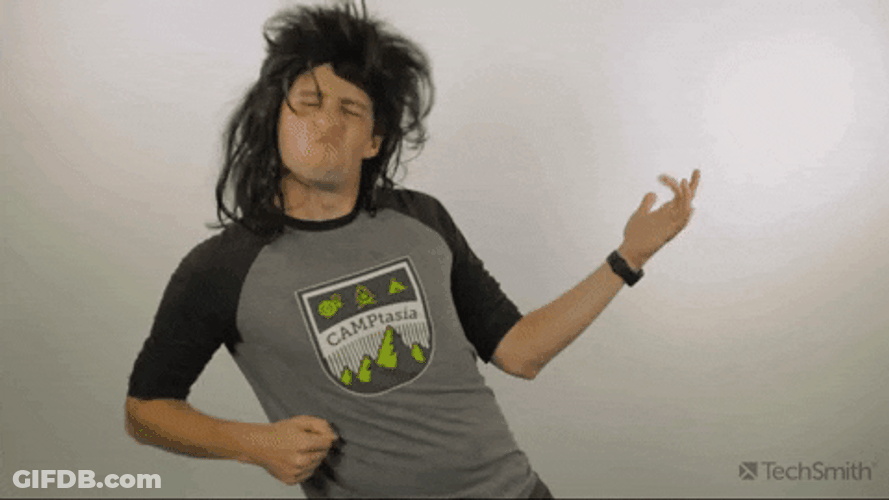 Man Crazy Hair Feeling Passionate GIF