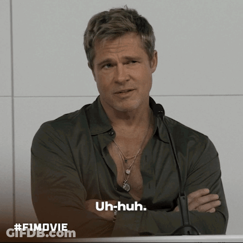 Man Crossed Arms Uh-Huh GIF