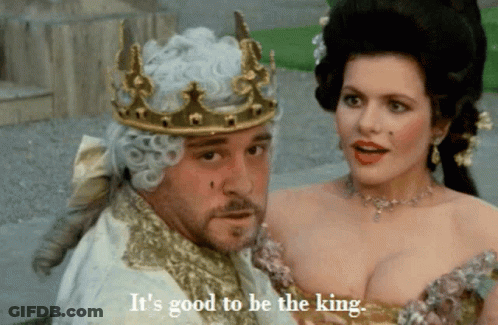 Man Crown Woman Its Good To Be King GIF