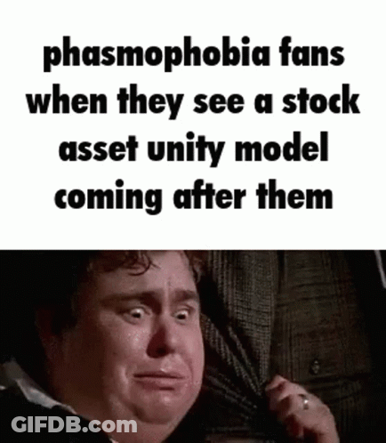 Man Crying At Unity Model Coming After Him GIF