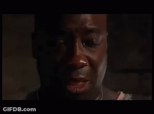 Man Crying Close Up GIF