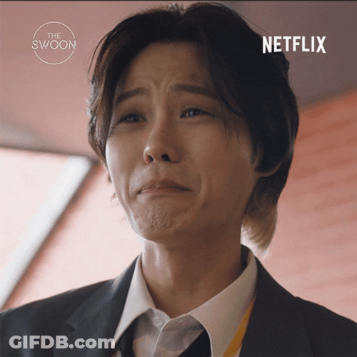 Man Crying Covering Mouth GIF