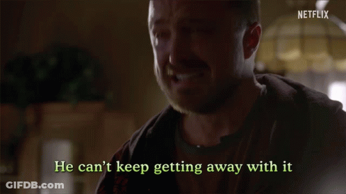 Man Crying He Can't Keep Getting Away With It GIF