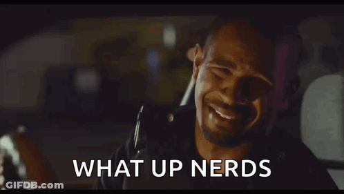 Man Crying In Car Saying What Up Nerds GIF