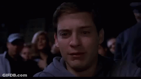 Man Crying In Crowd GIF
