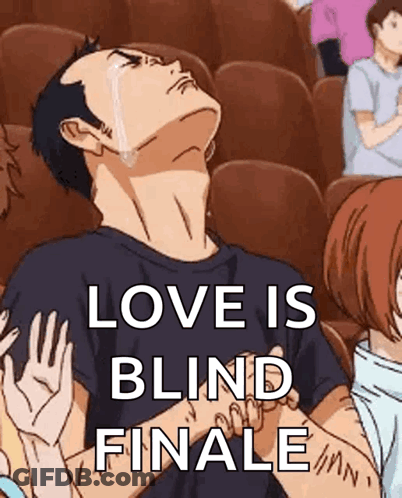 Man Crying In Theater Love Is Blind Finale GIF
