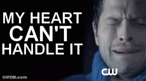 Man Crying My Heart Can't Handle It GIF